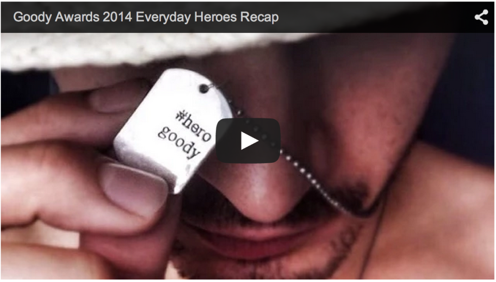 Watch our Goody Awards 2014 Recap Video with Goody Tag Winners