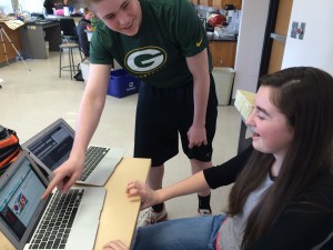 Students raised ethical questions about impacts of technology at Van Meter School.