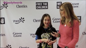 11-yr-old Haley Lannon interview after her first We Day.