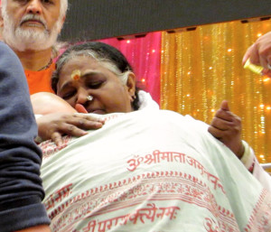 Amma "The Hugging Saint" has hugged over 33 million people with her loving embrace
