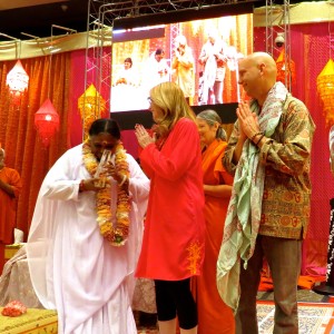 Amma was presented with a Golden Goody Award by Goody Awards Founder Liz H Kelly & Planet Love Project Founder Jiah Miesel