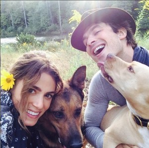 Nikki Reed and Ian Somerhalder are passionate animal advocates (photo by eonline.com)